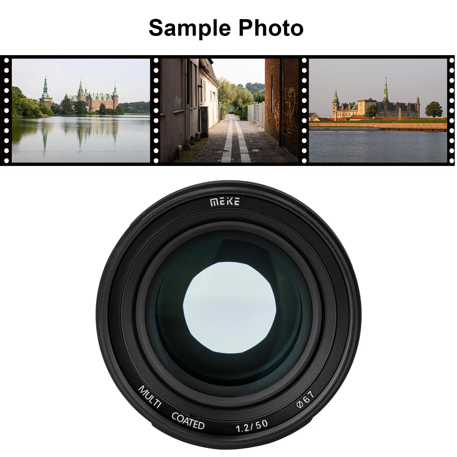 Meike 50mm F1.2 Full Frame Large Aperture Manual Focus Lens for Sony E Canon EF RF Z L Mount Cameras