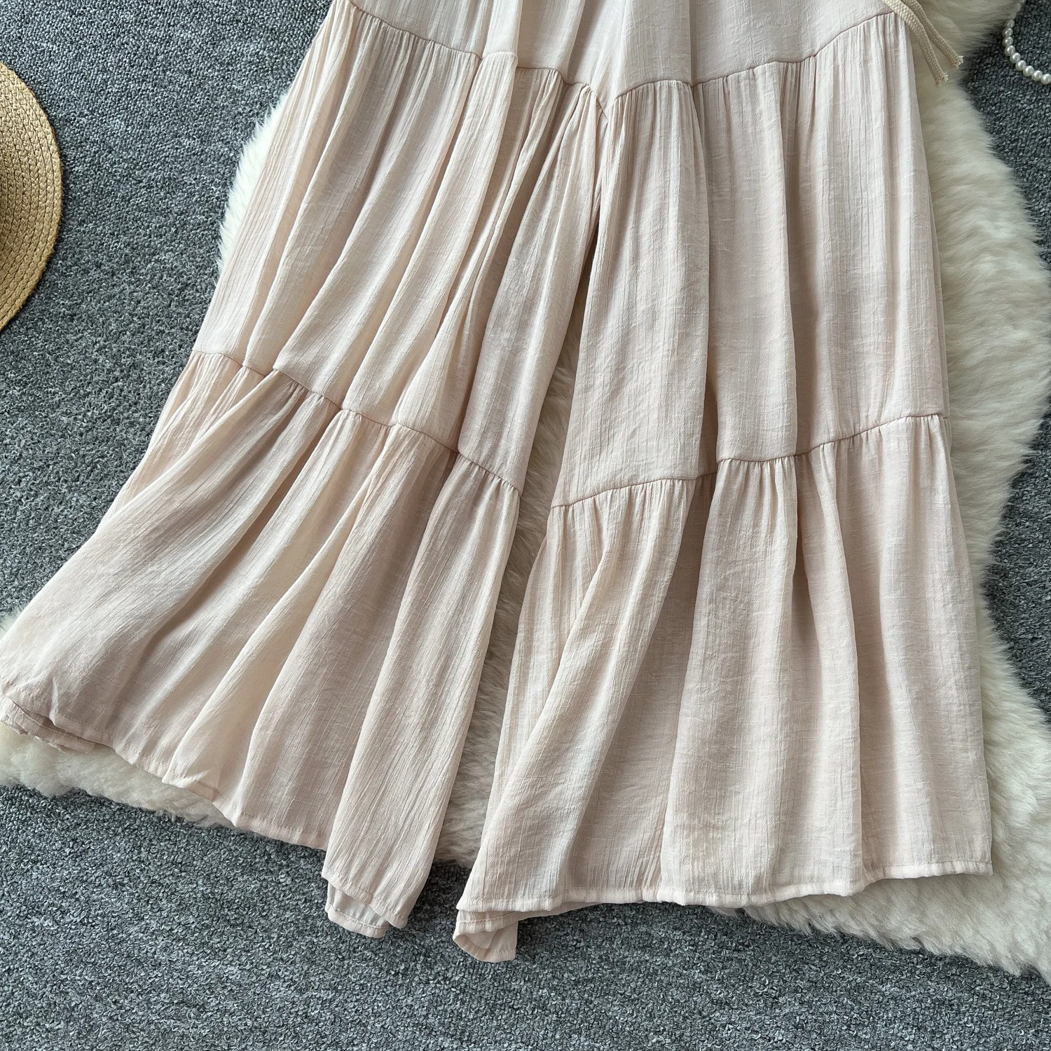 Gonne Pantalone Donna Pantaloni lunghi a gamba larga Pantaloni dritti a vita alta slim fit Y2k Streetwear Elegante cappuccio da lavoro con giunture 2025