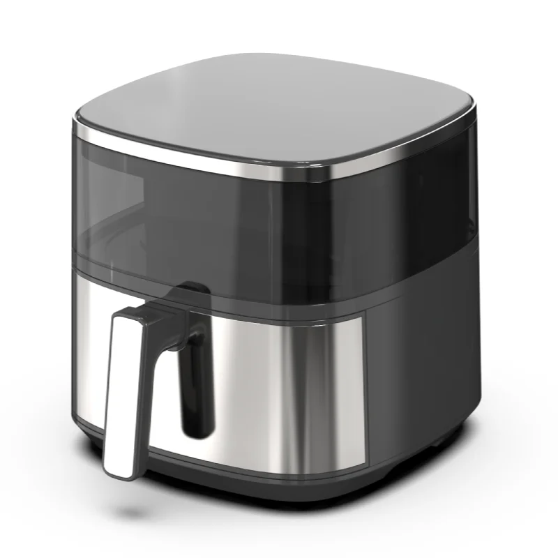 

2026 New Model Multi-functionalStainless Steel Touch Screen LCD Display 6L Non-stick Digital Electric Control Oilless Air Fryer