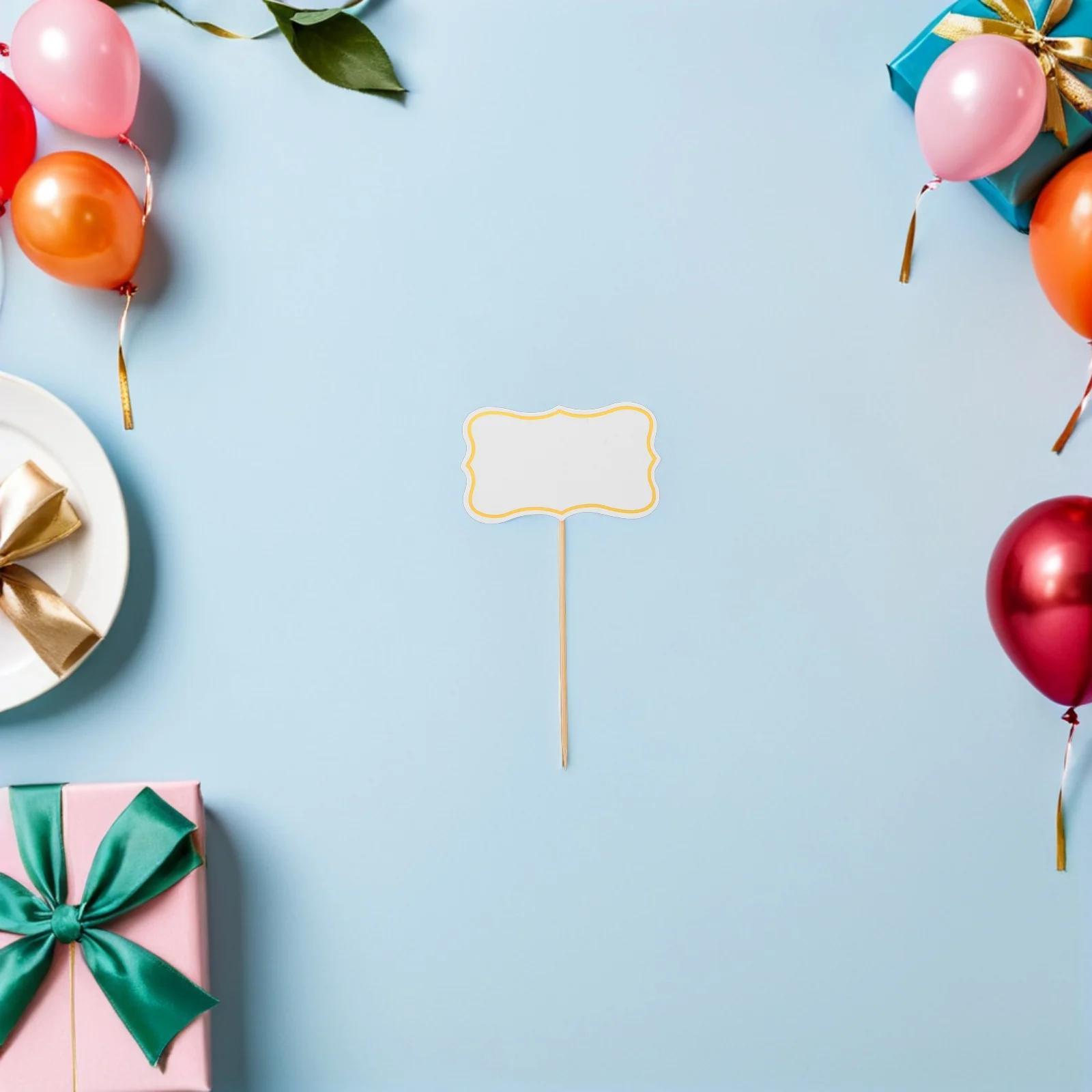 

50Pcs Cheese Markers for Party Blank Toothpick Flags Charcuterie Board Food Labels Wedding Buffet Food Labels for Party Buffet