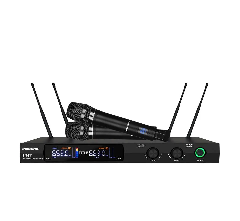 VM900 Professional Wireless Dynamic Microphone Portable UHF Mic for Studio Recording Karaoke & Vocal Performance