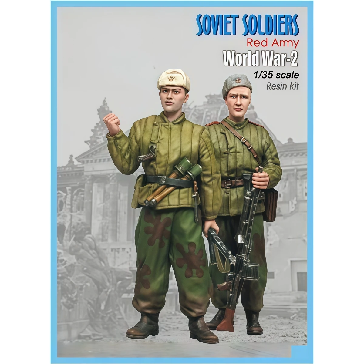 

1/35 resin unpainted model kit, military theme, Soviet soldier unassembled and unpainted GK, 1608R