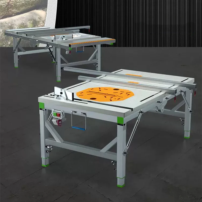 

Multifunctional Hidden-Track Table Saw for Woodworking; Dedicated Folding Workbench for Small Dust-Free Nested Saws(Customized)