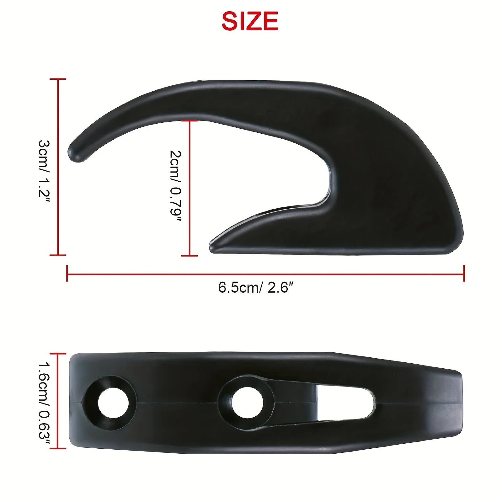 2 pezzi, gancio anteriore per Scooter elettrico gancio per artiglio anteriore leggero per Xiaomi Mijia M365/ M365 Pro/ M187