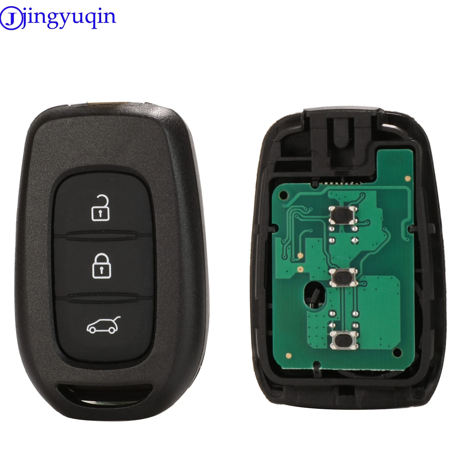 jingyuqin zdalny klucz 2/3 przycisk 434MHZ z chipem 4A PCF7961M dla Renault Sandero Dacia Logan
