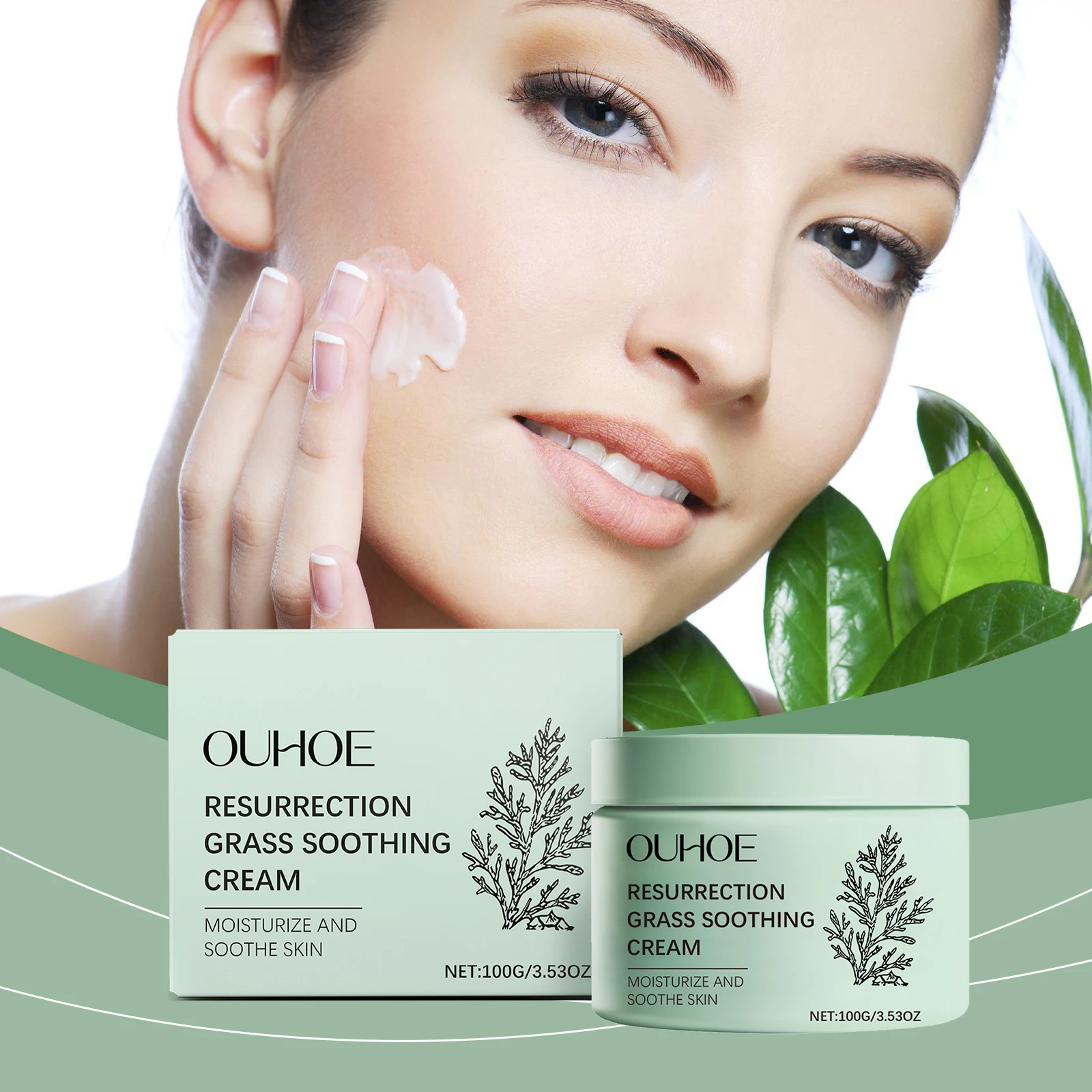 

Resurrection Grass Soothing Cream - Smooth Tender, Moisturizing, Skin Elasticity Support