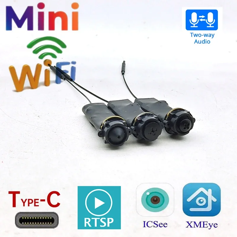 Icsee Xmeye Small DIY RTSP Mini Wifi IP Camera Module 1080P Wireless PCB Security P2P Two Way Audio Industrial Smart Cloud SDK