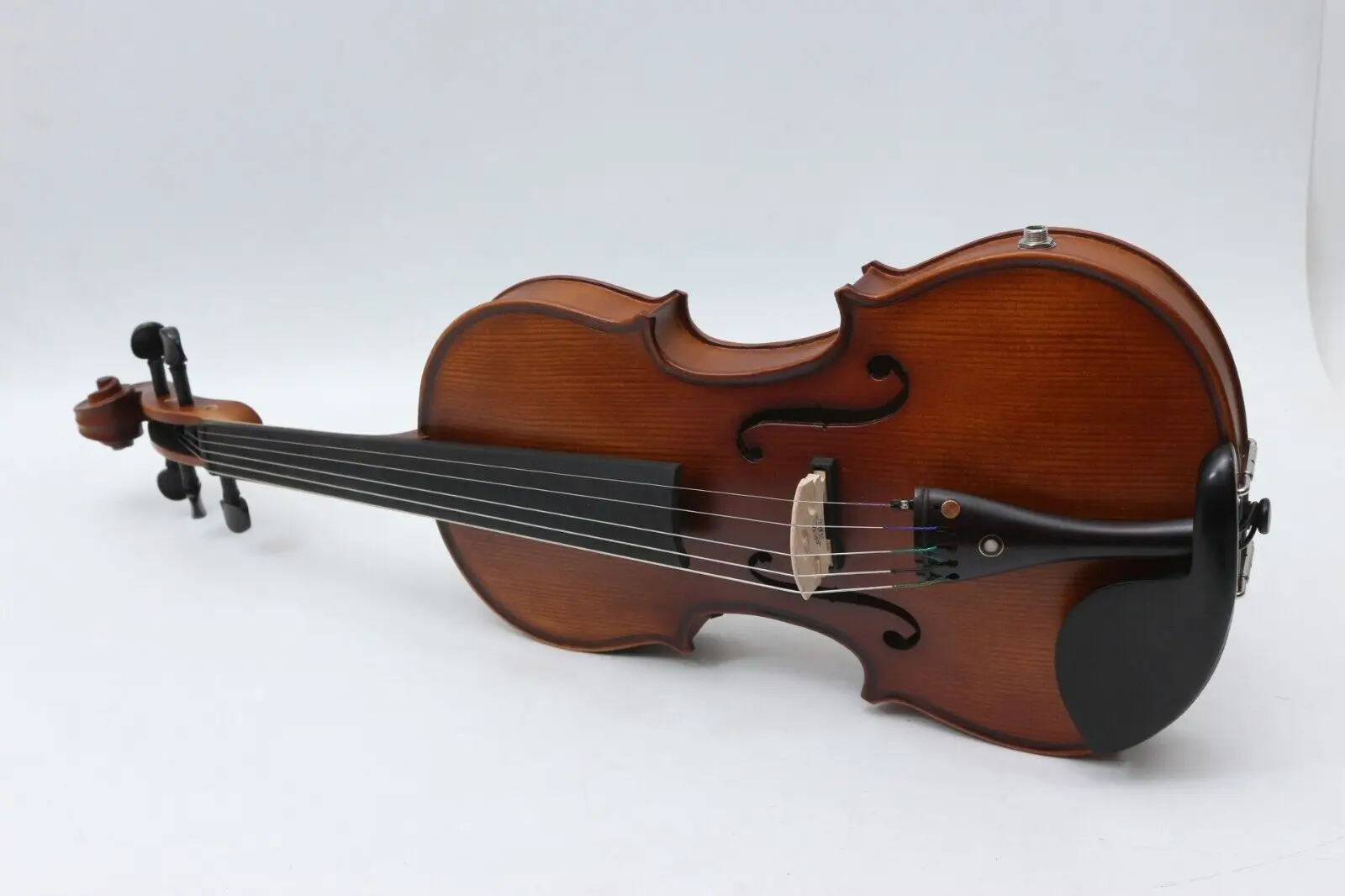 Yinfente 5 String Electric Violin Acoustic Maple Back Spruce Top Ebony Fitting Hollow Finished Hand Made Violin Free Case