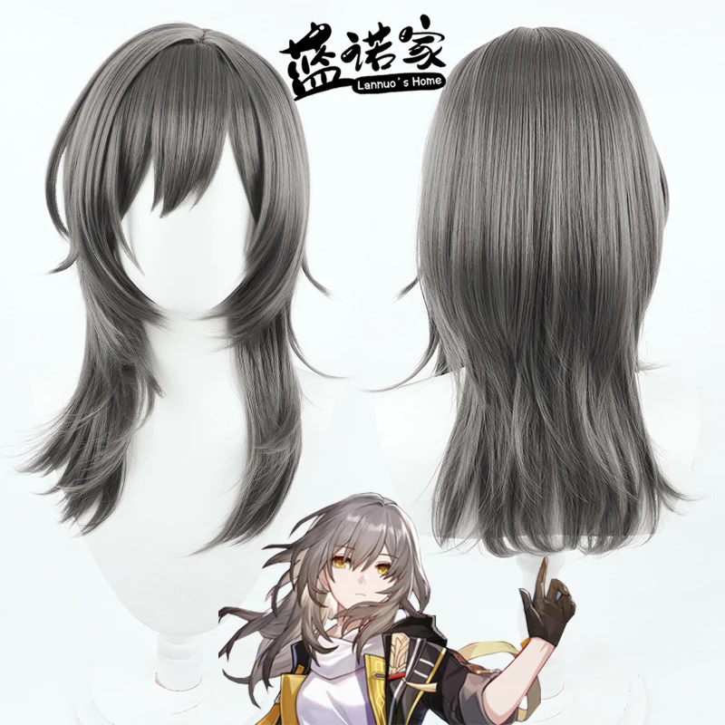 

Anime Honkai Star Rail Trailblazer Twins Cosplay Wig Halloween Carnival Party Props Synthetic Hair Heat Resistant Fiber Wig Cap