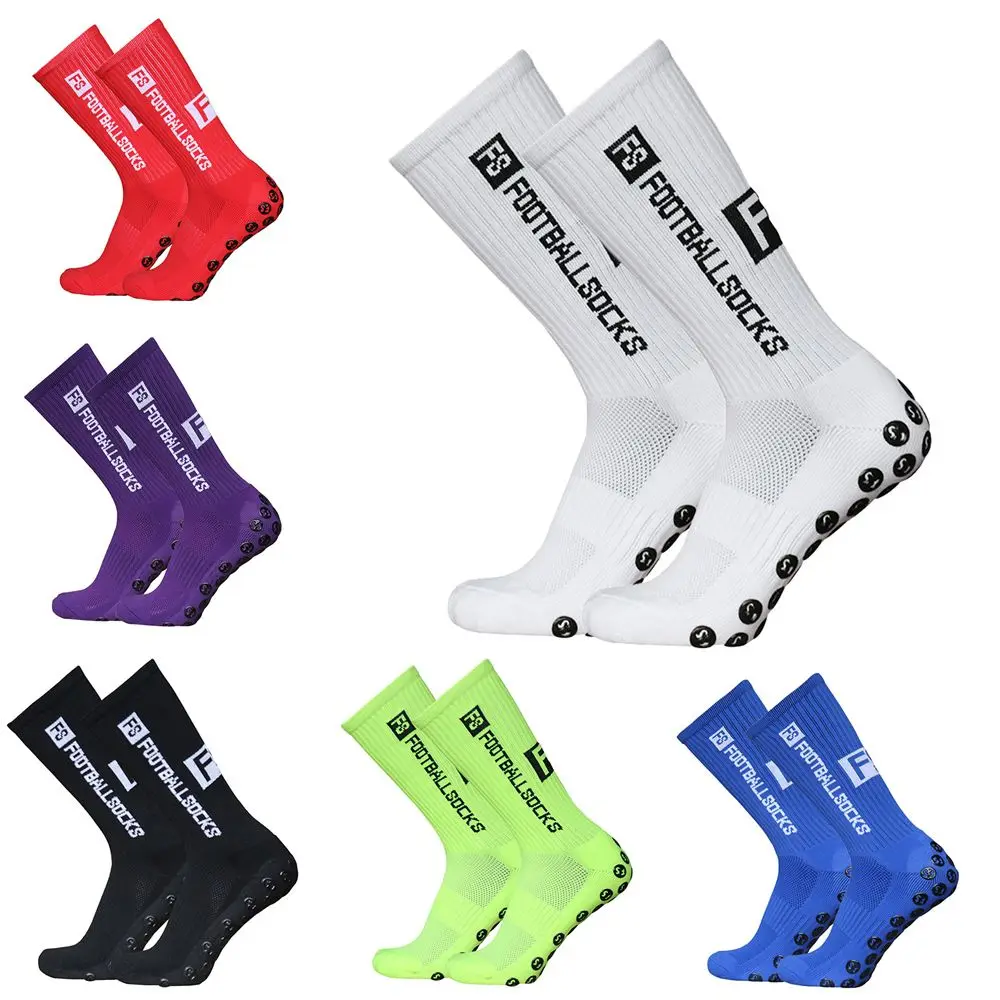 Sportswear Men Accessories Compression Socks Football Socks Round Silicone Suction Cup Grip Anti Slip Soccer Socks Sports Socks