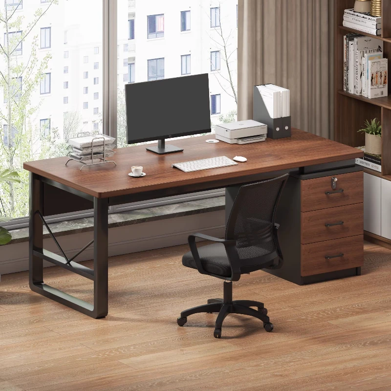 Staff Office Desk Computer Workstation Executive Desk Modern Minimalist Workbench Home Writing Table Office Furniture