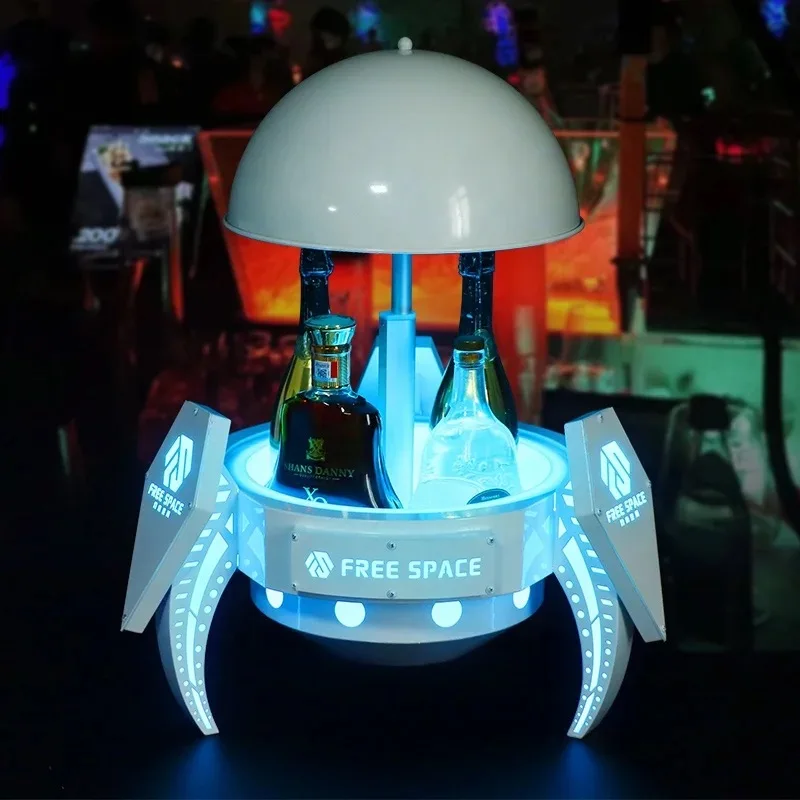 Champagne bottle demonstrator capsule lighting champagne red wine box led nightclub wine box