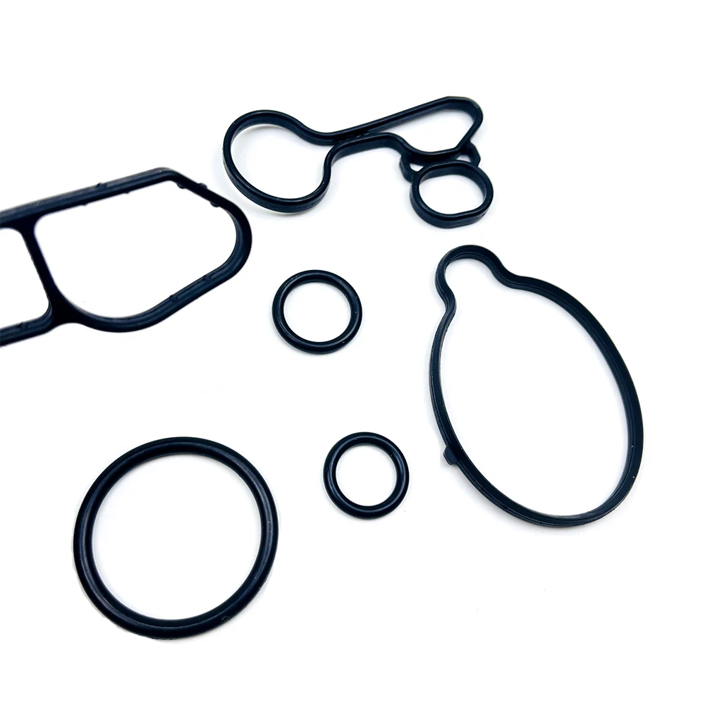 Engine Oil Cooler Repair Kits Gaskets Seal Ring For Chevrolet Cruze Sonic Trax Buick Encore Car Accessories 55566784  55565385