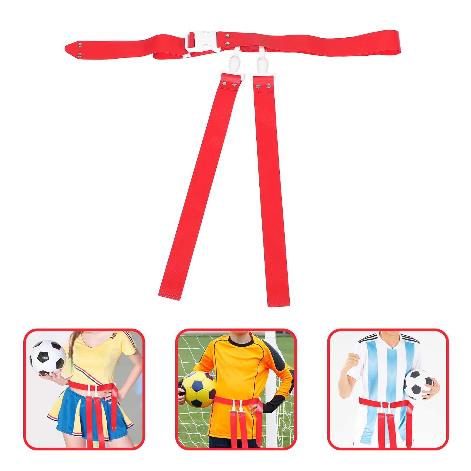 

Football Waist Flag Equipment National Training Aids Belts for Pvc Small Flags Sports Adjustable