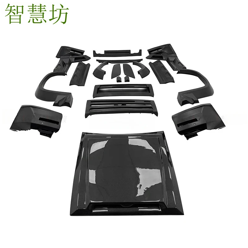Suitable For Land Rover Defender 90 110 Lumma Model Wide-Body Kit With Hood, Wheel Arches, Front Grille, Rear Lip