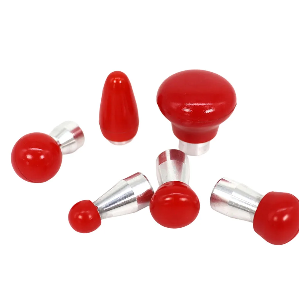 

Car Dent Repair Tool Replacement Heads Set 6PCS Leather Cap with M8 Thread Suitable for Various Vehicle Dent Repair Applications