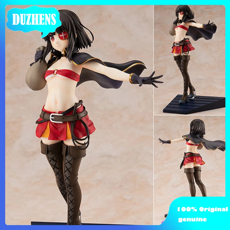 100% Original:Kawaii girl Megumin Pirate regiment 21.5cm PVC Action Figure Anime Figure Model Toys Figure Collection Doll Gift