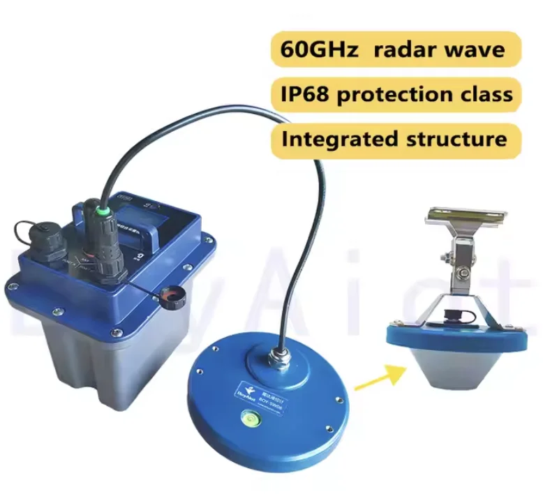 BOY-SW08-FM04 Terminal de coleta de dados à prova d'água de alta frequência Sensor transmissor de nível líquido de radar sem contato para especificações
