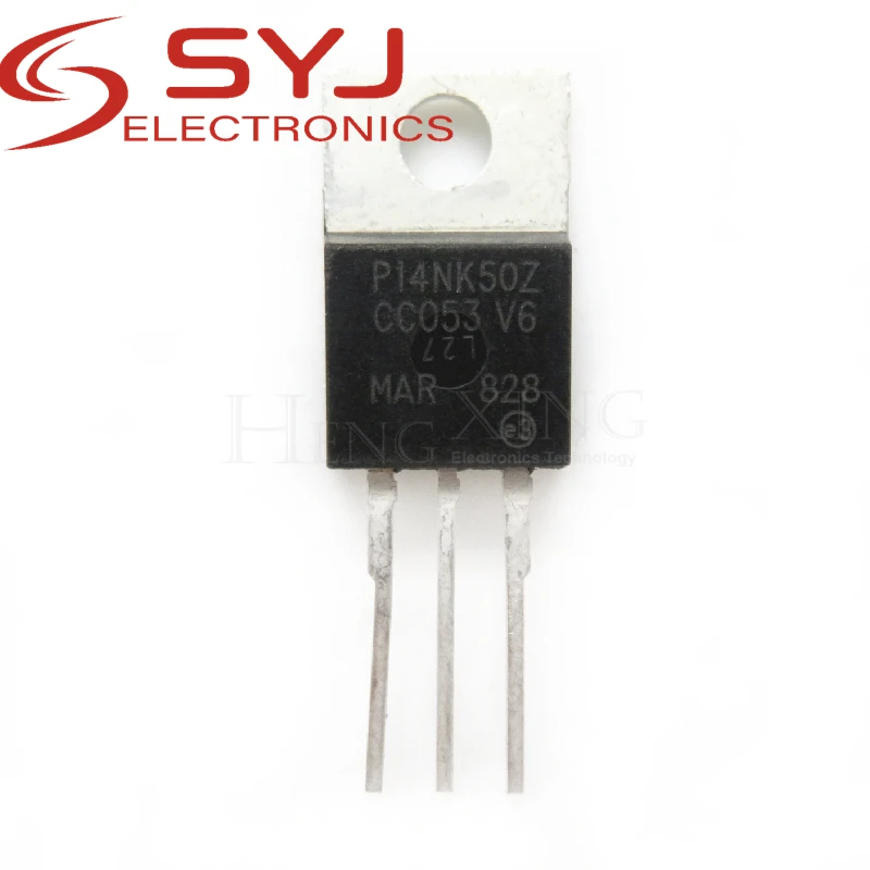 10pcs/lot STP14NK50Z P14NK50Z TO-220 500V 14A In Stock