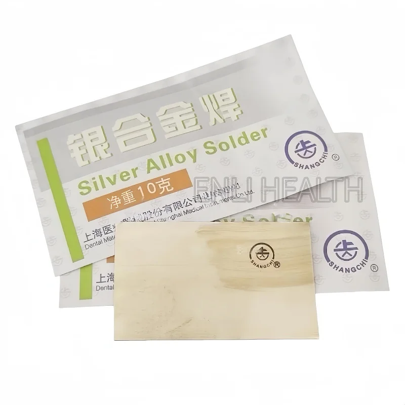Dental Silver Alloy Solder Welding Materials Professional Silver Alloy Welding Plate Dental Materials Welding Media