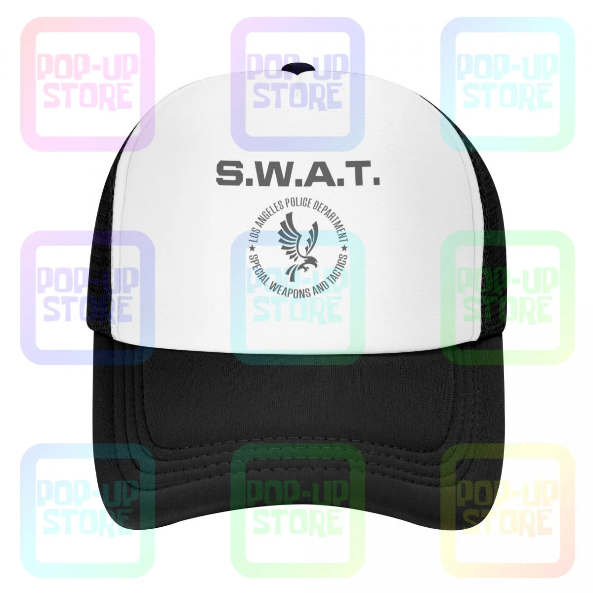 Swat Lapd Los ángeles policía Dep Tv Series S.W.A.T. Reboot-gorra de béisbol de camionero, transpirable, Premium