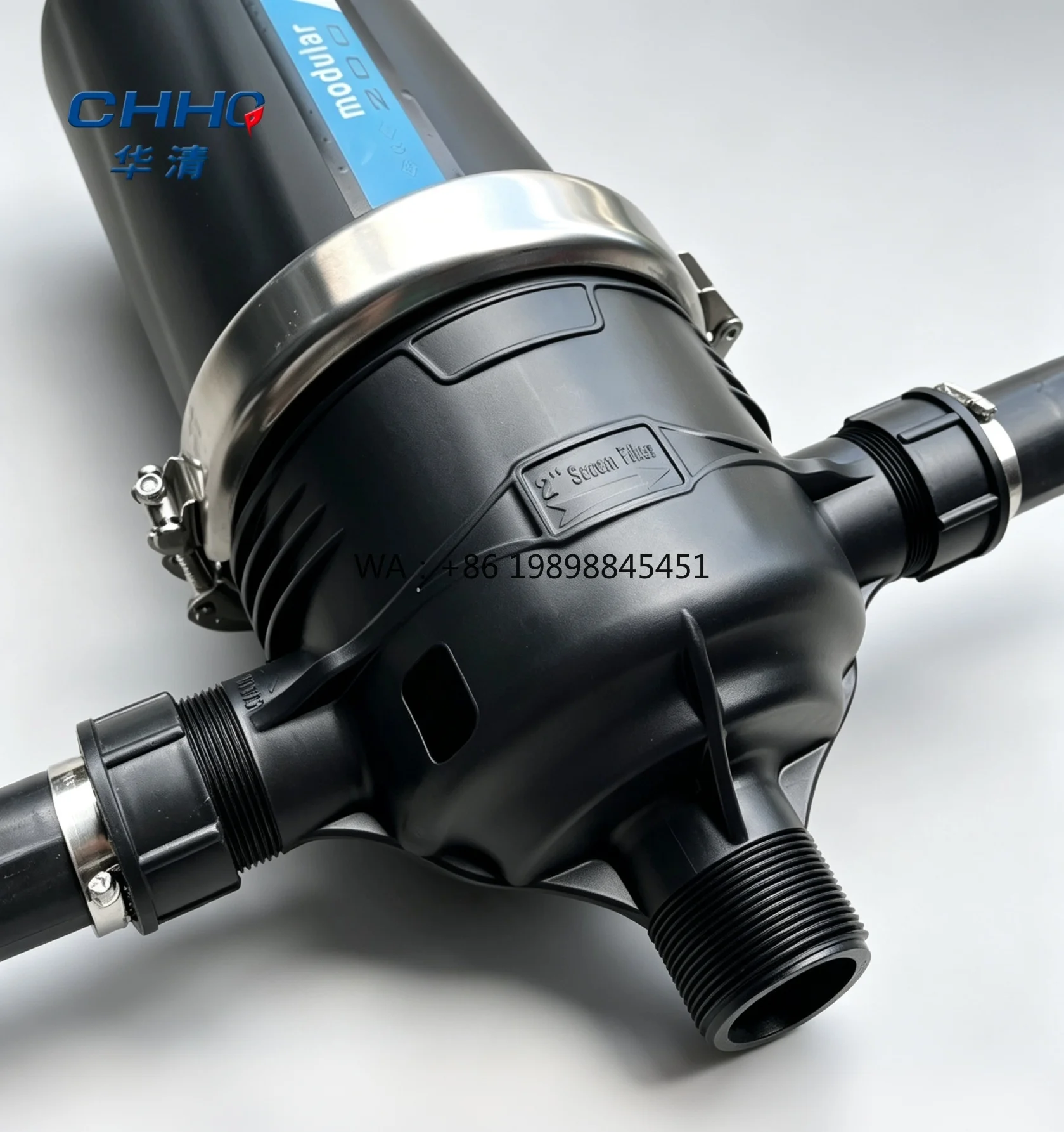 Agriculture Irrigation Greenhouse Automatic Filtration System Backwash Disc Water Filter