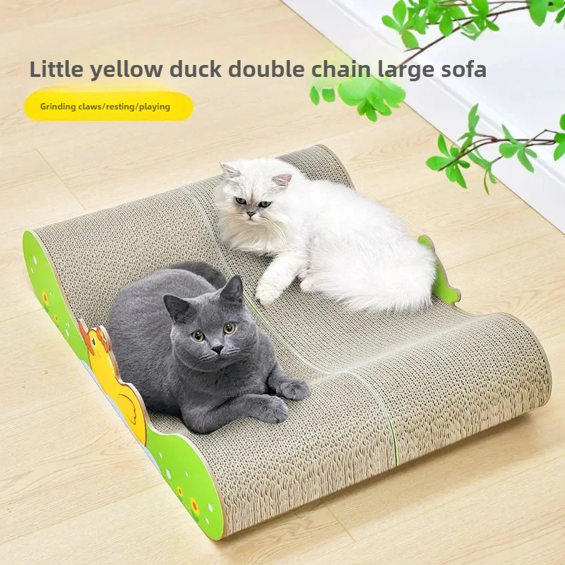 Large Cat Scratcher Bed Sofa Couch for Scratching Durable Cat Scratching Lounge Large Cats Kitty Resting Area Cat