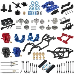 9IMOD Servo Arm/Chassis Links/Steering Cup/Gearbox Gear/Skid Plate/Transmission Mount for 1/18 TRX4M RC Car Upgrade RC Part