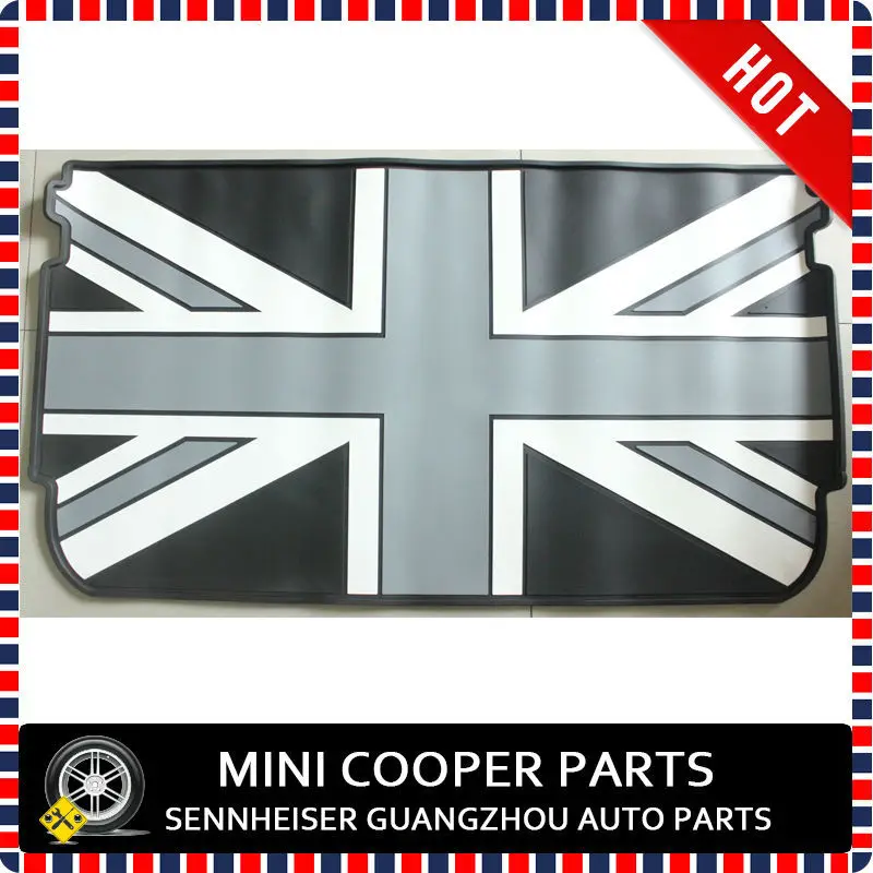 Brand New Rubber Material Black Union Jack Style Trunk Mat For 2014 Mini Cooper F55 (1 Pcs/Set)