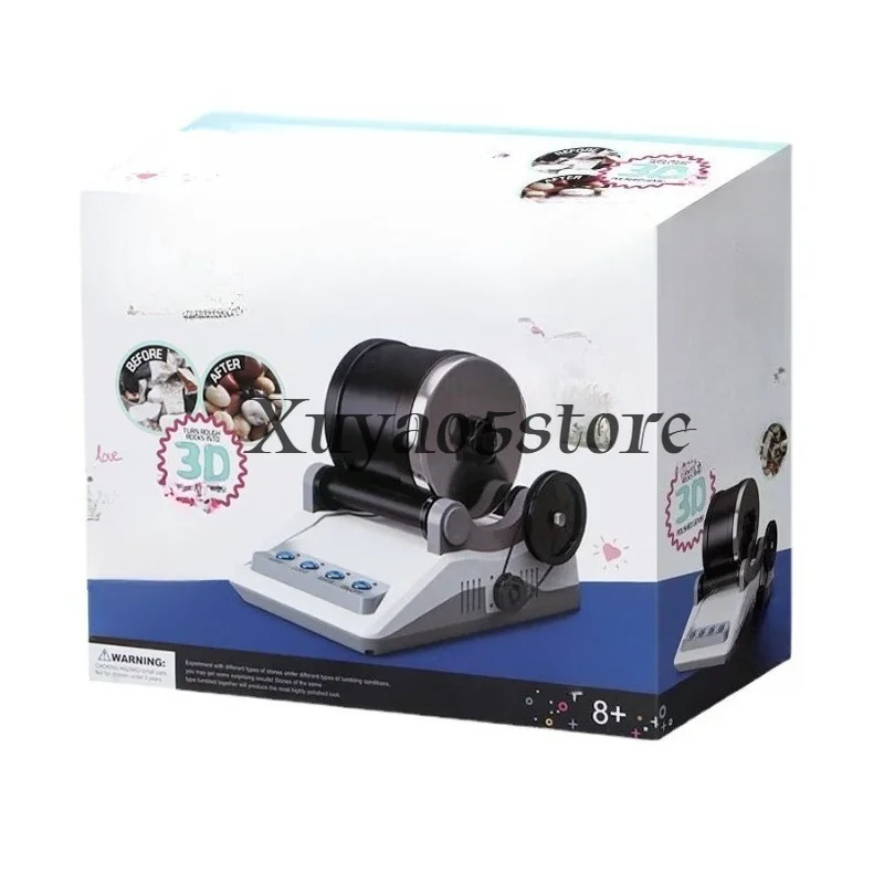 Household small gem grinder physical science experiment set stone electric polishing machine test tool