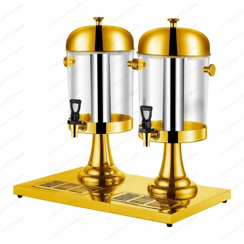 Restaurant Equipment Supplier Commercial Dispenser Juice Ice Cool or Hot Full Gold 8L Drink Beverage Juicer Dispenser
