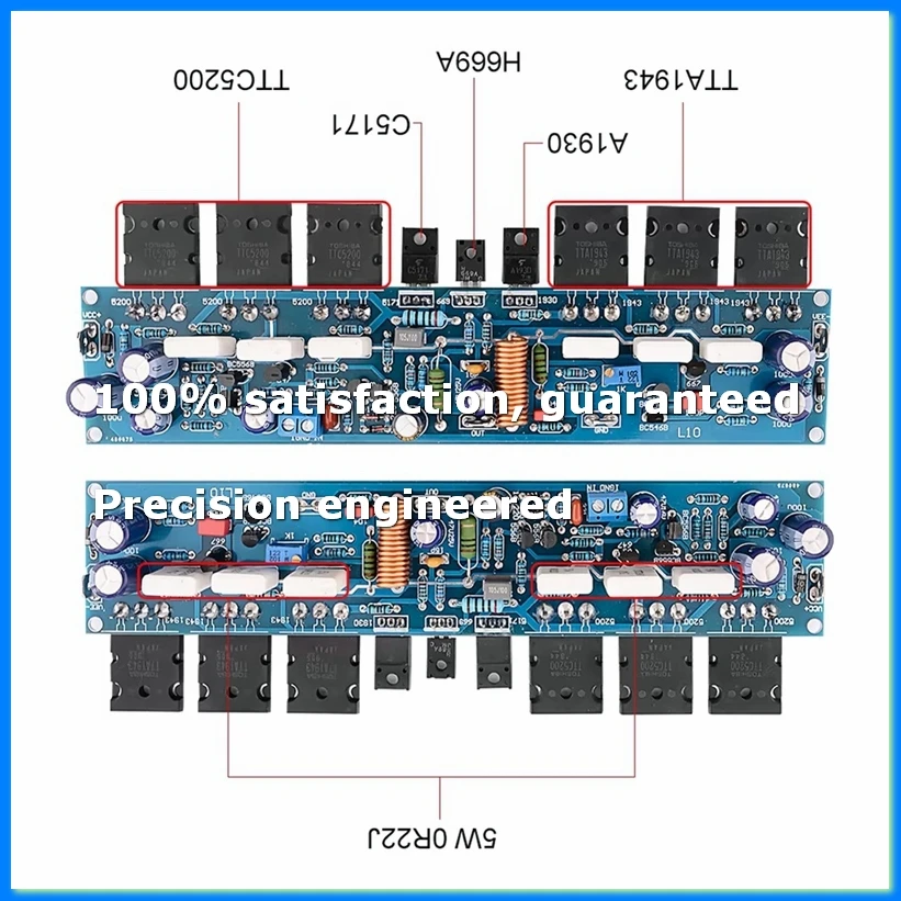 2pcs-l10-sound-amplifier-board-300w-hifi-20-channel-class-ab-power-amplifiers-amp-transistor-a1930-c5171-tt1943-tt5200-a23r