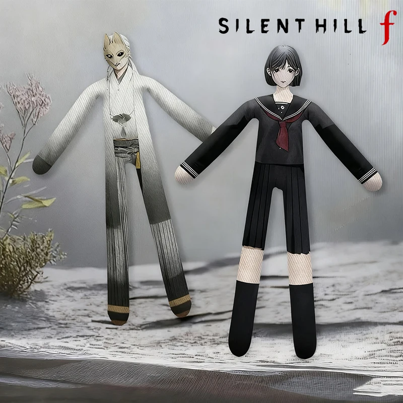 

Игра SILENT HILL F Shimizu Хинако Маска лисы Косплей Кукла Абстрактная тонкая поворотная форма Хлопковая кукла Украшение комнаты