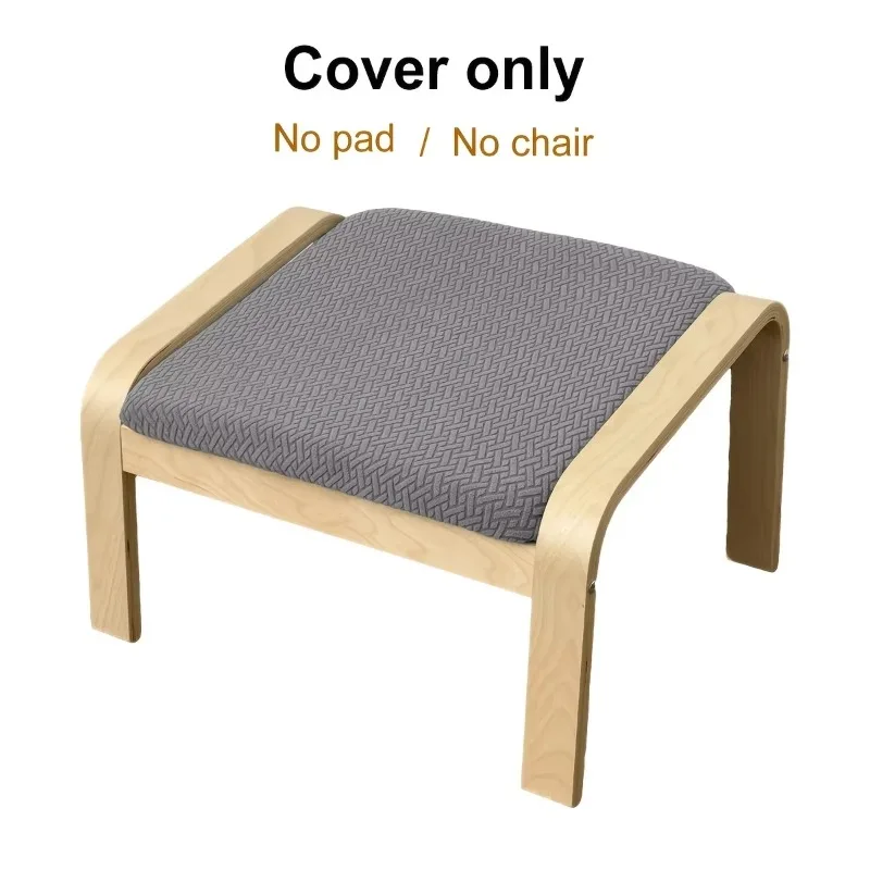 Stretch-Jacquard-Schonbezug für Poang-Stühle, elastischer, waschbarer Lounge-Stuhlbezug, rutschfester Schutz für Poang-Liegestühle mit Holzarmlehnen – Detail 24