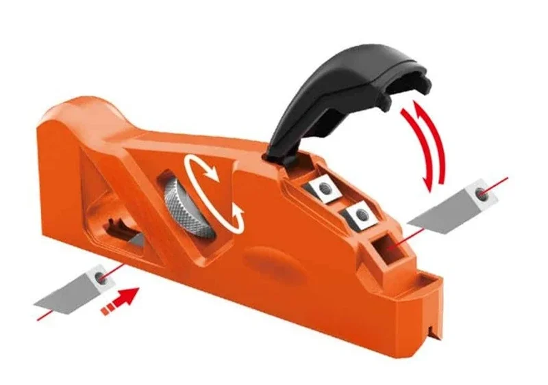Manual Woodworking Chamfer Plane Dual Purpose Hand Tool For Edge Trimming And Corner Processing