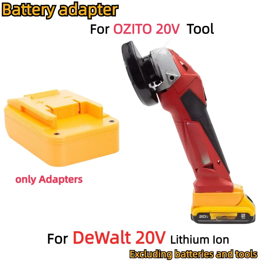 

Adapter/Converter for DeWalt 18/20V MAX XR DCB Series Li-ion Battery TO OZITO 20V Cordless Drill Tools Accessory (Only Adapter)