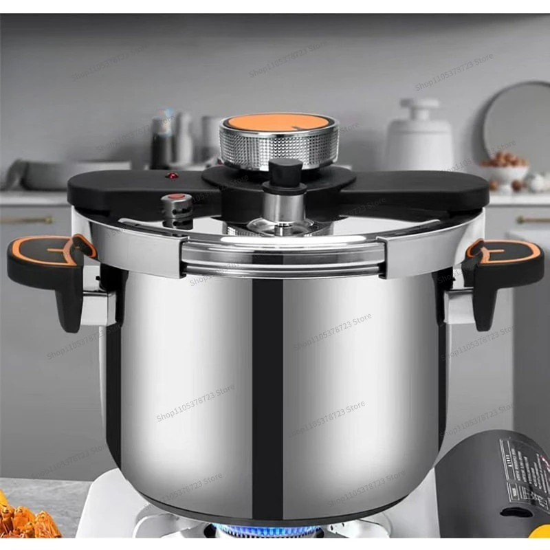 For 304 Stainless Steel Household 6L Pressure Cooker Induction Cooker Gas Stove Universal Fast Explosion-proof Pressure Cooker