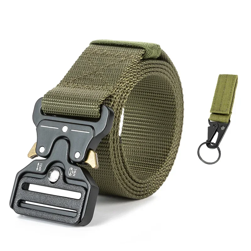 

Men's Belt Outdoor Hunting Tactical Multi Function Combat Survival High Quality Marine Corps Canvas for Nylon Male Belt