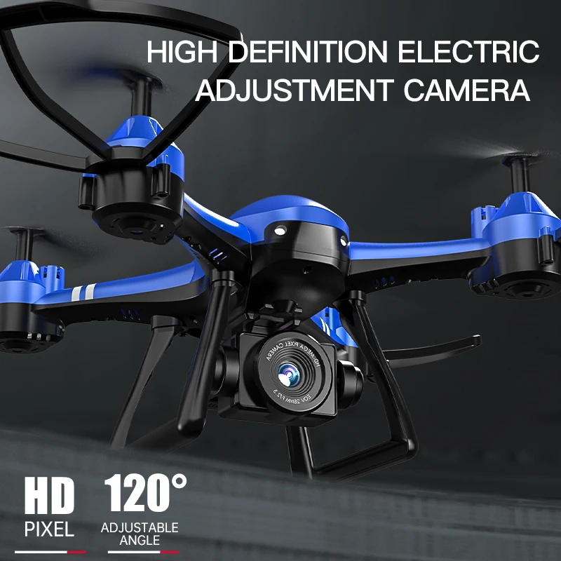 Dowellin X7 الطائرات بدون طيار المضادة للسقوط ومقاومة الاصطدام التدفق البصري كاميرا مزدوجة ثابتة الارتفاع التحكم عن بعد لعبة بدون طيار هدية العيد