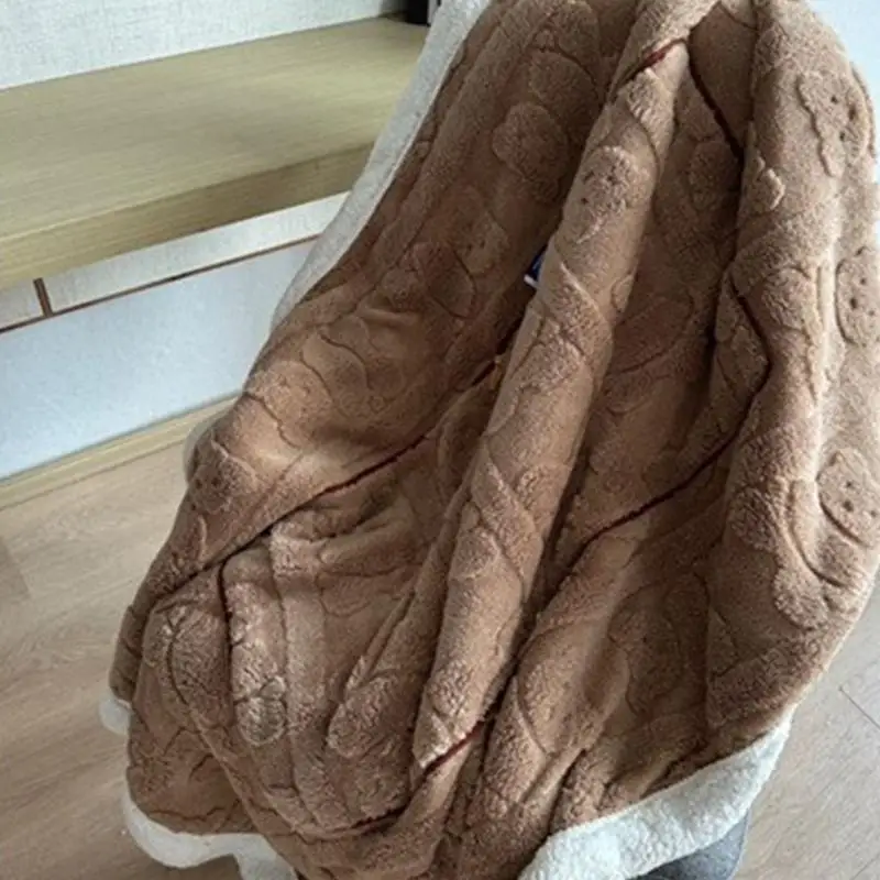 Wearable Blanket Comfy Lap Blanket Throw Flannel Poncho With Buttons Comfy Foldable Shawl Cozy Warm Thick Blanket For Bed Sofa