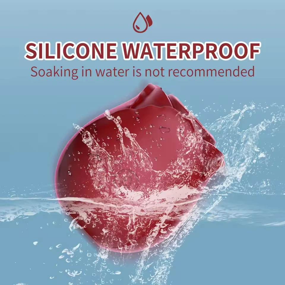 لعبة الورد الأحمر هزاز سيليكون البظر اللسان المهبل مصاصة لعبة الجنس الحلمات مصاصة 10 تردد محفز للنساء