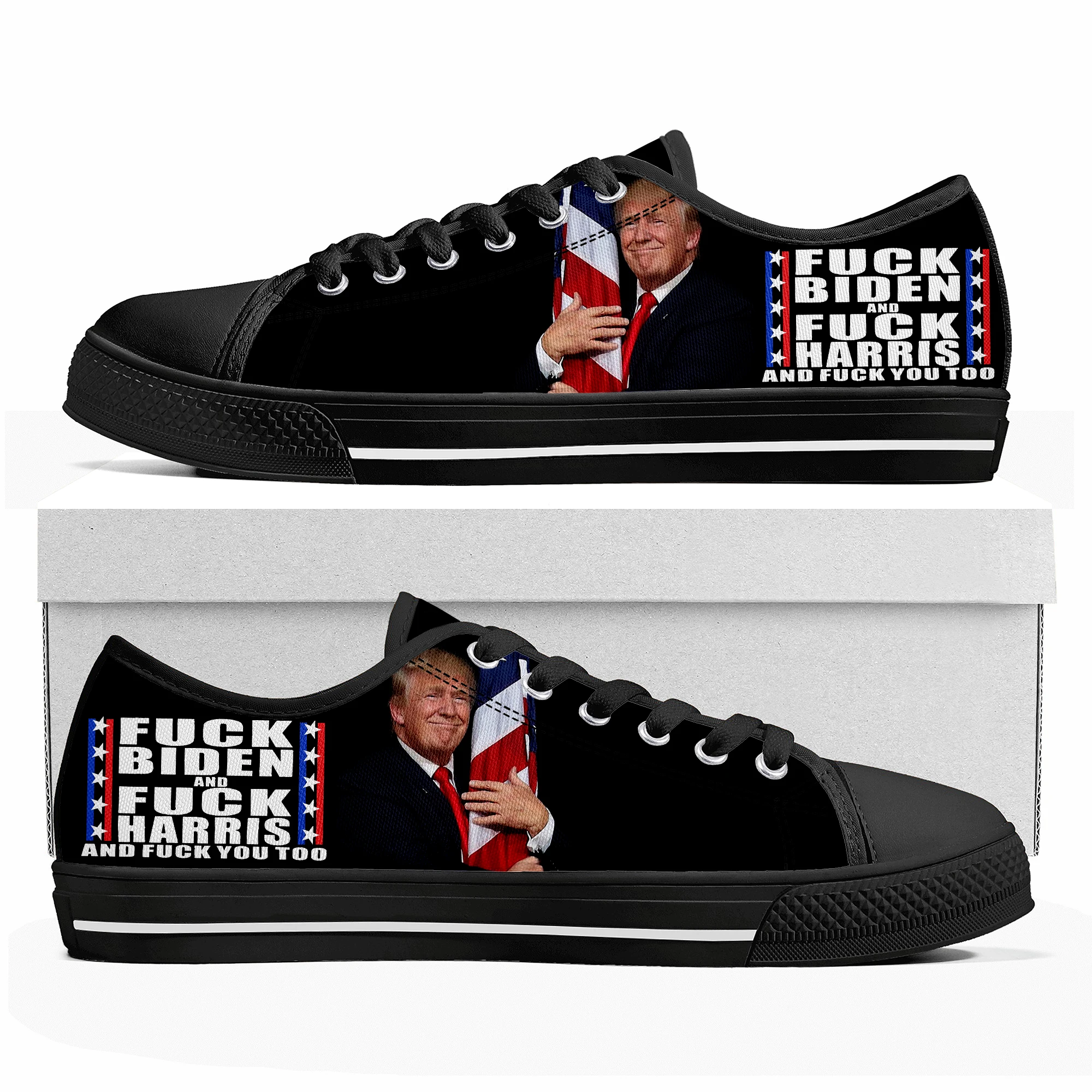 

Kamala Devi Harris 2024 I'm Speaking Joe Biden Low Top Sneakers Mens Womens Teenager Canvas Sneaker Casual Custom Made Shoes