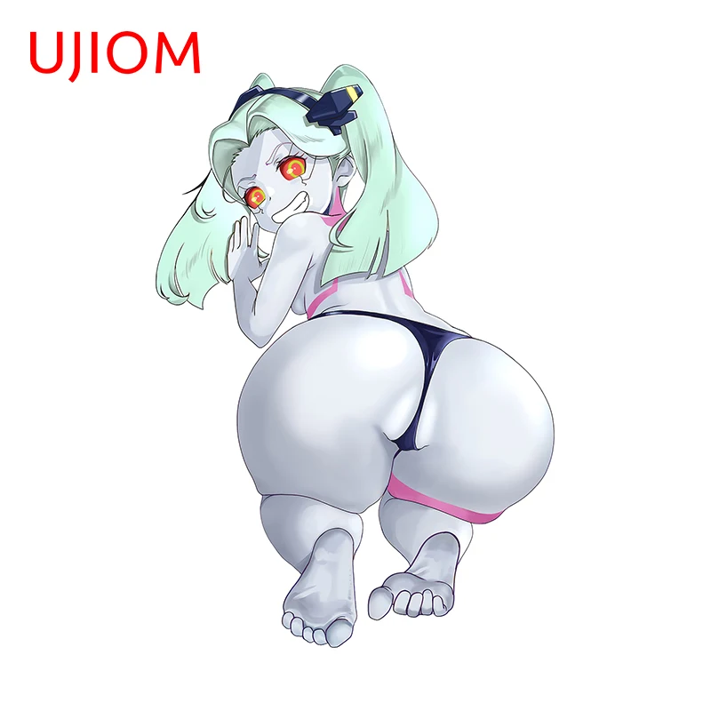 

UJIOM Alluring Girl Rebecca Butt Wall Sticker Interesting NSFW Waterproof Edgy Graffiti Decal Vinyl Room Decor Accessories