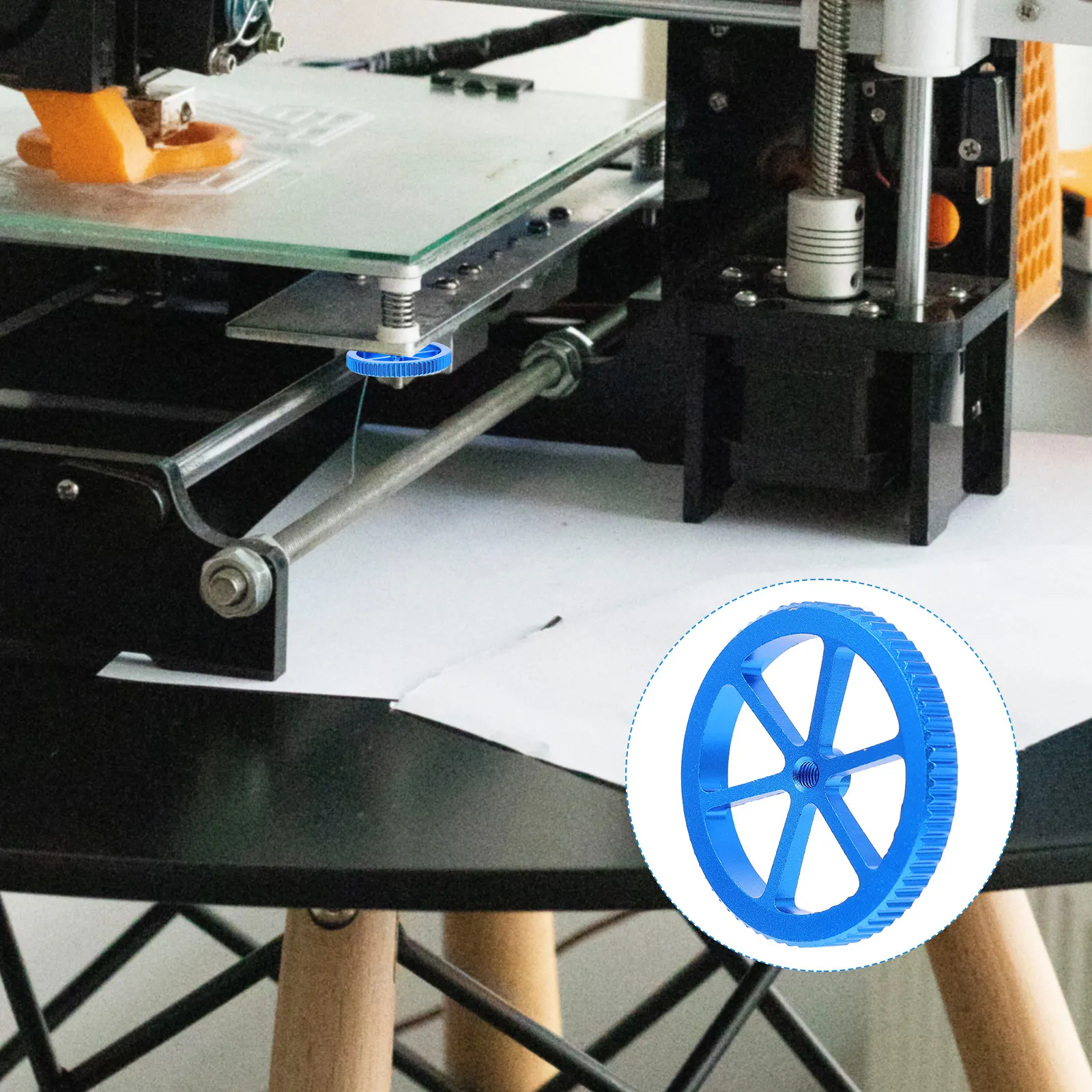 

Комплект для выравнивания 3D-принтера: улучшенные металлические винты-гайки большого размера для стабилизации подогреваемой платформы, ручная установка