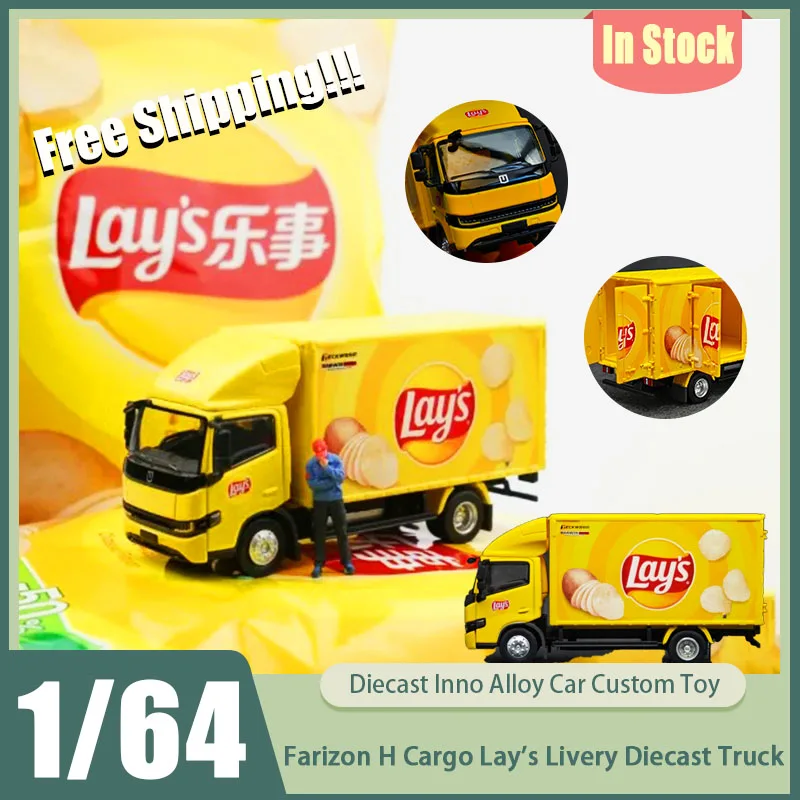 

New In Shock Xcartoys 1:64 Farizon H Cargo Lay'S Livery Diecast Truck Event Limited Edition Commercial Truck Collection Toys Kid