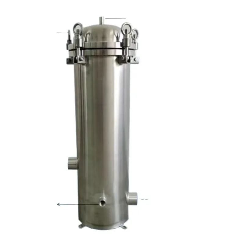 Rural groundwater well water yellow sediment filter 304 stainless steel precision filter