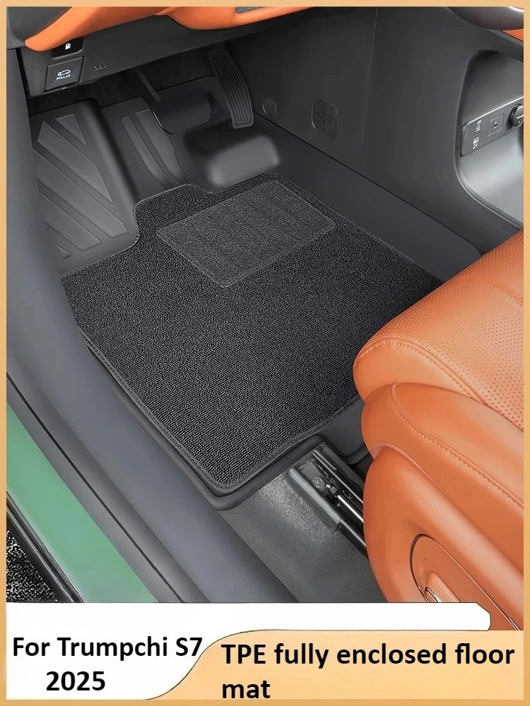 

For GAC Trumpchi S7 2025 2026 TPE Full Surround Carpet-Style Double-Layer Car Mats Interior Modification Accessories