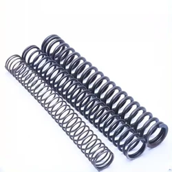 2PCS Custom Compression Springs Steel Pressure Spring Wire Dia 2mm Outer Dia 22mm/24mm/25mm Length 60-200mm for Industrial Use