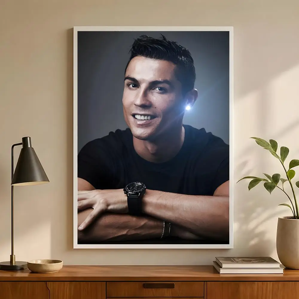 Person Athlete Cristiano Ronaldo Poster High Quality HD Indoor Wall Art for Room Decor and Holiday Gifts