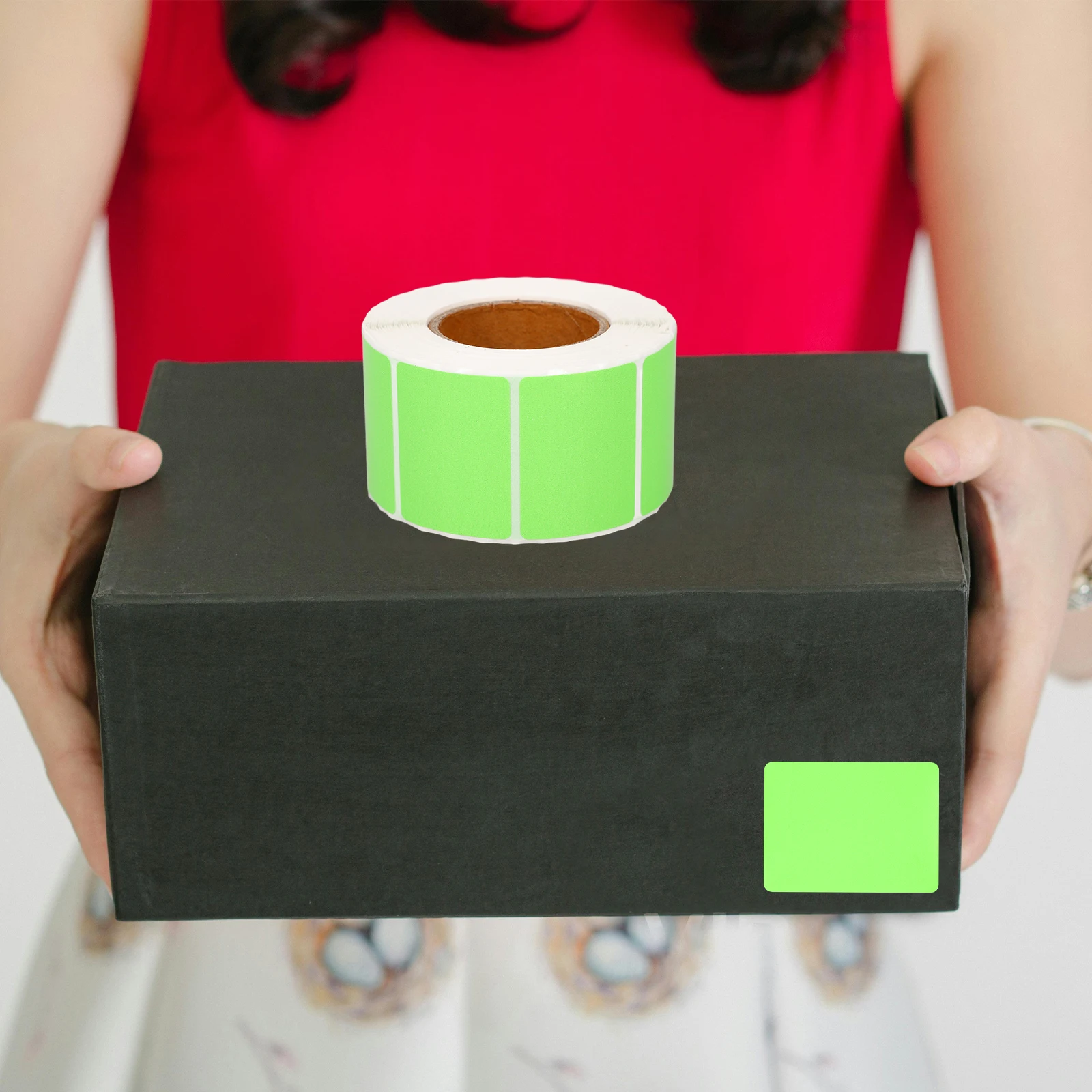 

1 Roll Large Adhesive Printable Label Paper Thermal Printer Sticker Sheets Self-Adhesive Address For Home Office Use